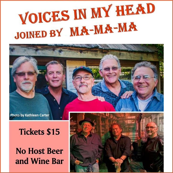 Voices in my Head concert at Sonoma Valley Women's Club