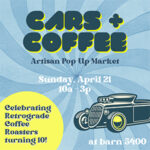 Cars and coffee and art fest at Barn 5400