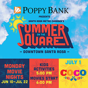 Summer on the square movie Coco Santa Rosa