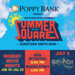 Summer on the Square movie nights courthouse square santa rosa