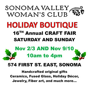 Sonoma Womans Club Holiday Boutique