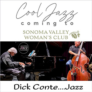 Dick Conte Jazz at Sonoma Womans Club