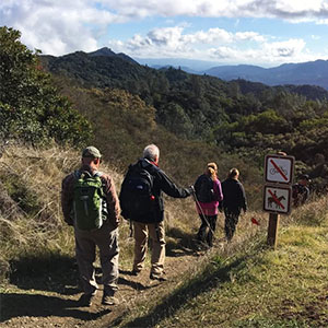 Summit hike at Sugarloaf Ridge State Park