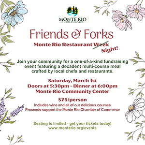 Friends and Forks Monte Rio fundraiser