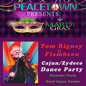 Peacetown Mardi Gras with Tom Rigney