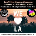 We Love LA fundraiser Moonlight Brewing Railroad Square Music